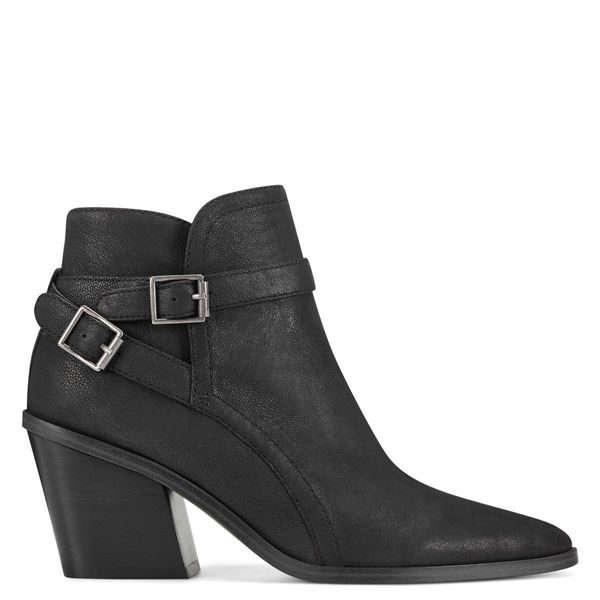 Nine West Scala Western Black Ankle Boots | South Africa 38X24-6Y43